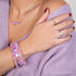 Rainbow White | Gold Vermeil | Mermaid Glass Ring